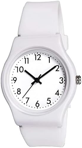 [クレファー] 腕時計 アナログ レディース 防水 シリコンベルト ホワイト NB-AK279-WT